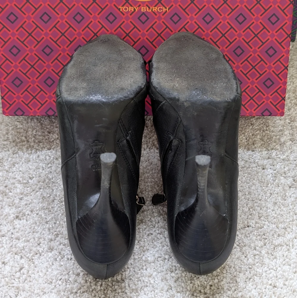 Tory Burch Black Lorelei Booties